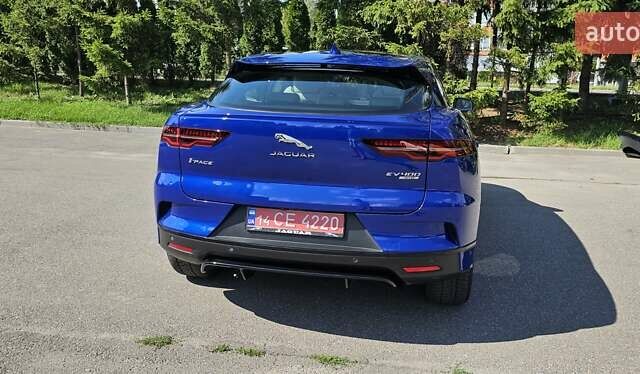 Синий Ягуар I-Pace, объемом двигателя 0 л и пробегом 121 тыс. км за 24999 $, фото 40 на Automoto.ua