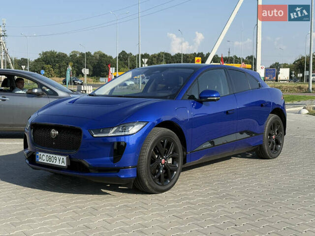 Синий Ягуар I-Pace, объемом двигателя 0 л и пробегом 83 тыс. км за 30700 $, фото 8 на Automoto.ua