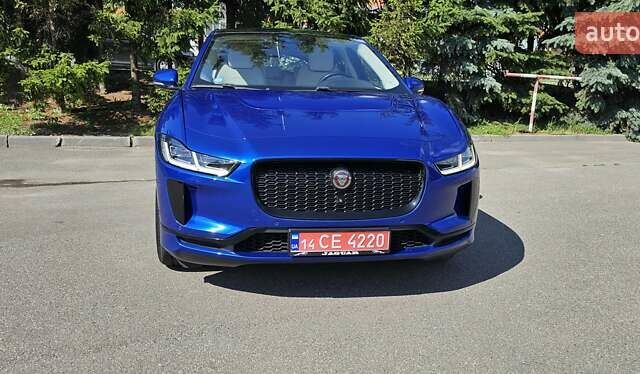 Синий Ягуар I-Pace, объемом двигателя 0 л и пробегом 121 тыс. км за 24999 $, фото 58 на Automoto.ua