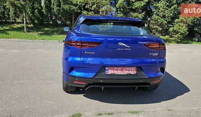 Синий Ягуар I-Pace, объемом двигателя 0 л и пробегом 121 тыс. км за 24999 $, фото 38 на Automoto.ua