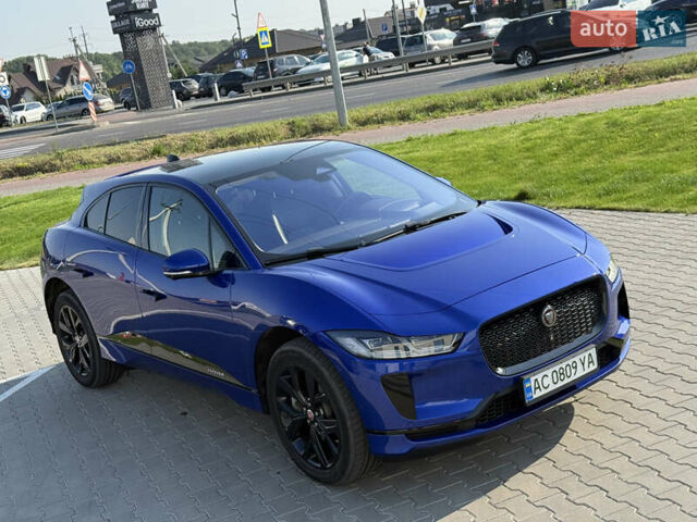 Синий Ягуар I-Pace, объемом двигателя 0 л и пробегом 83 тыс. км за 30700 $, фото 7 на Automoto.ua