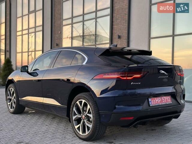 Синий Ягуар I-Pace, объемом двигателя 0 л и пробегом 81 тыс. км за 29500 $, фото 13 на Automoto.ua