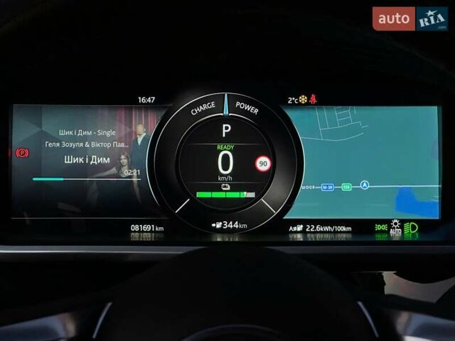 Синий Ягуар I-Pace, объемом двигателя 0 л и пробегом 81 тыс. км за 29500 $, фото 3 на Automoto.ua