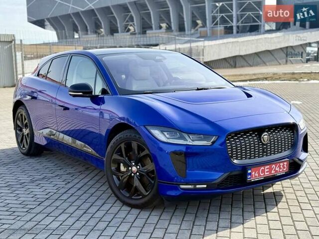 Синий Ягуар I-Pace, объемом двигателя 0 л и пробегом 84 тыс. км за 30900 $, фото 1 на Automoto.ua