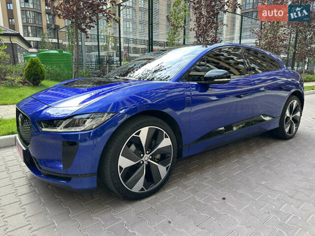 Синий Ягуар I-Pace, объемом двигателя 0 л и пробегом 69 тыс. км за 38900 $, фото 2 на Automoto.ua