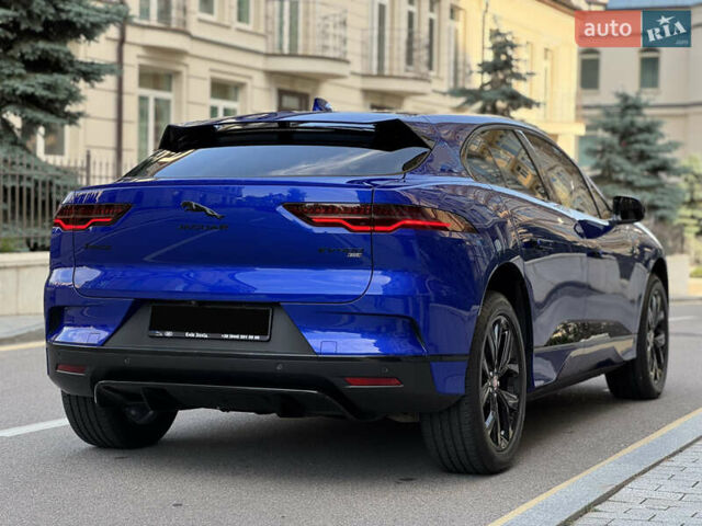 Синий Ягуар I-Pace, объемом двигателя 0 л и пробегом 65 тыс. км за 32700 $, фото 13 на Automoto.ua