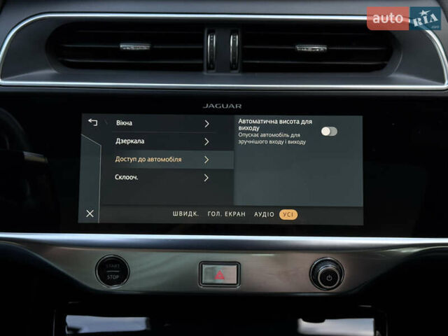 Синий Ягуар I-Pace, объемом двигателя 0 л и пробегом 65 тыс. км за 32700 $, фото 92 на Automoto.ua