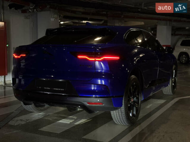 Синий Ягуар I-Pace, объемом двигателя 0 л и пробегом 65 тыс. км за 32700 $, фото 65 на Automoto.ua