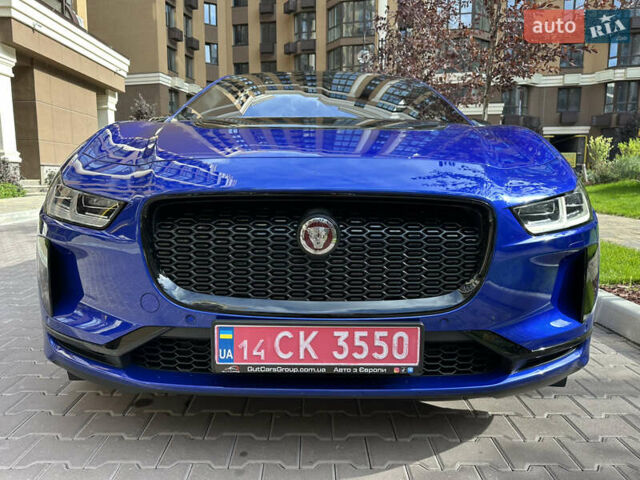 Синий Ягуар I-Pace, объемом двигателя 0 л и пробегом 69 тыс. км за 38900 $, фото 18 на Automoto.ua