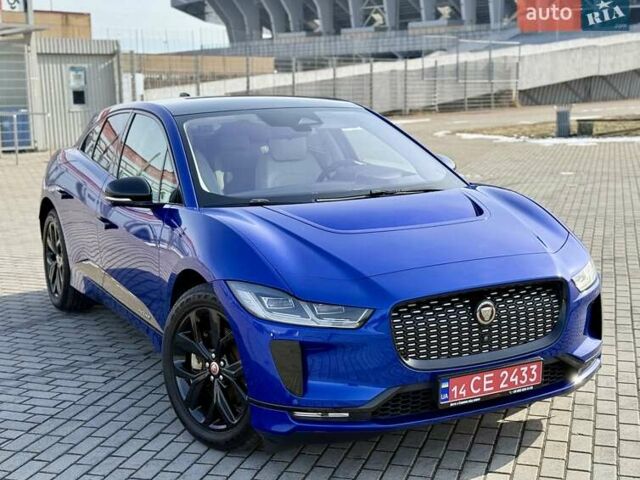Синий Ягуар I-Pace, объемом двигателя 0 л и пробегом 84 тыс. км за 30900 $, фото 3 на Automoto.ua