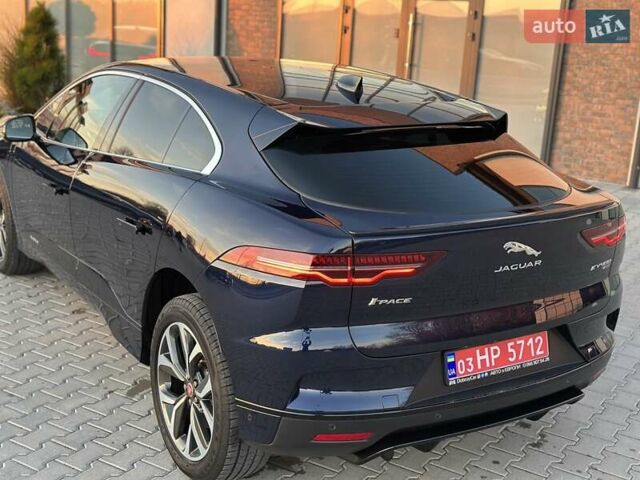 Синий Ягуар I-Pace, объемом двигателя 0 л и пробегом 81 тыс. км за 29500 $, фото 30 на Automoto.ua