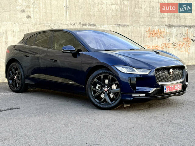Синий Ягуар I-Pace, объемом двигателя 0 л и пробегом 19 тыс. км за 33999 $, фото 1 на Automoto.ua