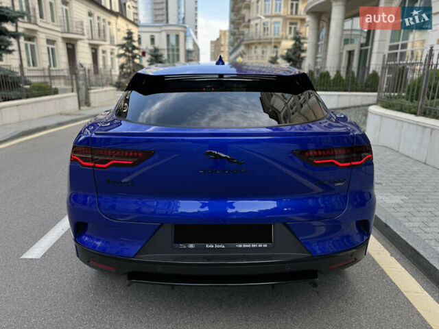 Синий Ягуар I-Pace, объемом двигателя 0 л и пробегом 65 тыс. км за 32700 $, фото 15 на Automoto.ua