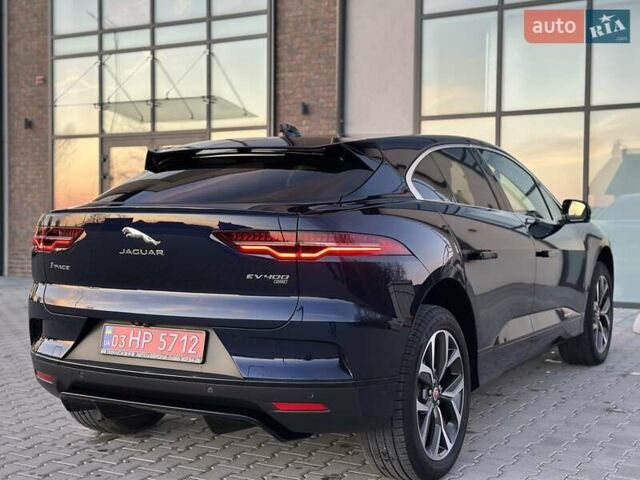 Синий Ягуар I-Pace, объемом двигателя 0 л и пробегом 81 тыс. км за 29500 $, фото 16 на Automoto.ua
