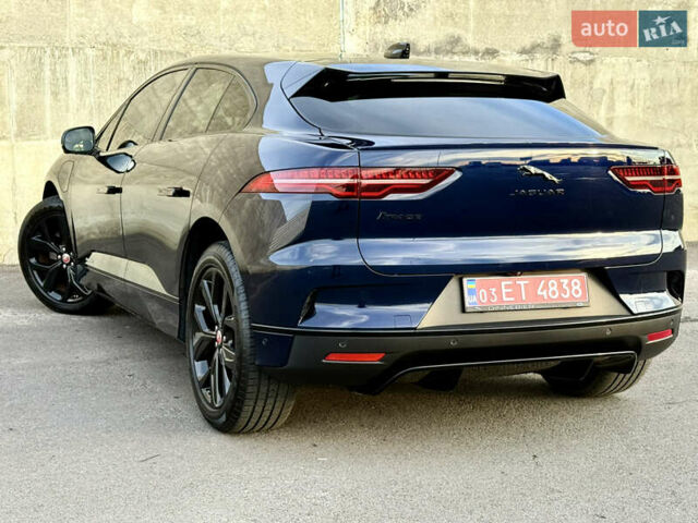 Синий Ягуар I-Pace, объемом двигателя 0 л и пробегом 19 тыс. км за 33999 $, фото 10 на Automoto.ua