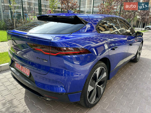 Синий Ягуар I-Pace, объемом двигателя 0 л и пробегом 69 тыс. км за 38900 $, фото 14 на Automoto.ua