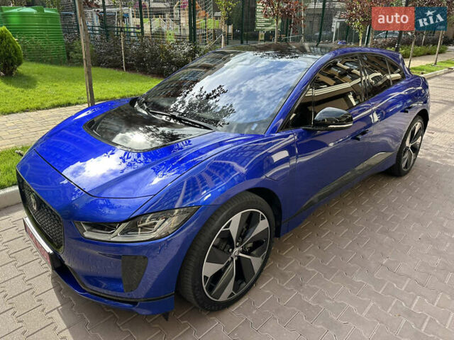 Синий Ягуар I-Pace, объемом двигателя 0 л и пробегом 69 тыс. км за 38900 $, фото 3 на Automoto.ua