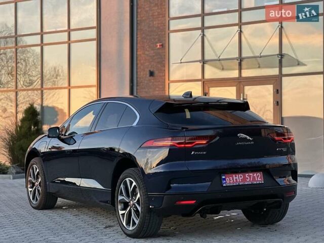 Синий Ягуар I-Pace, объемом двигателя 0 л и пробегом 81 тыс. км за 29500 $, фото 1 на Automoto.ua