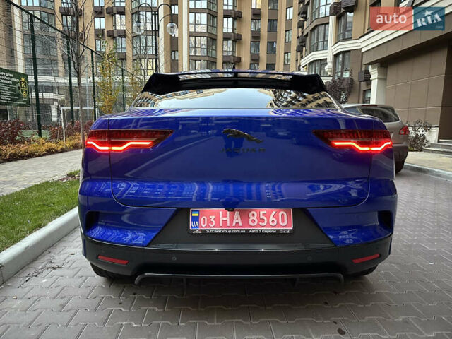 Синий Ягуар I-Pace, объемом двигателя 0 л и пробегом 25 тыс. км за 45100 $, фото 9 на Automoto.ua