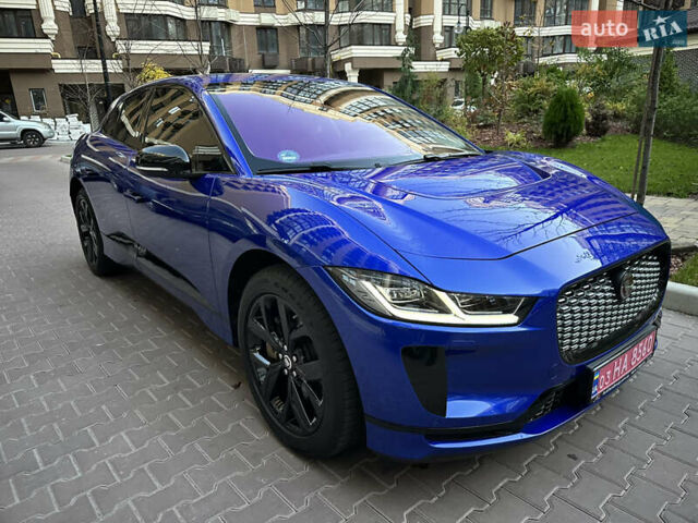 Синий Ягуар I-Pace, объемом двигателя 0 л и пробегом 25 тыс. км за 45100 $, фото 1 на Automoto.ua