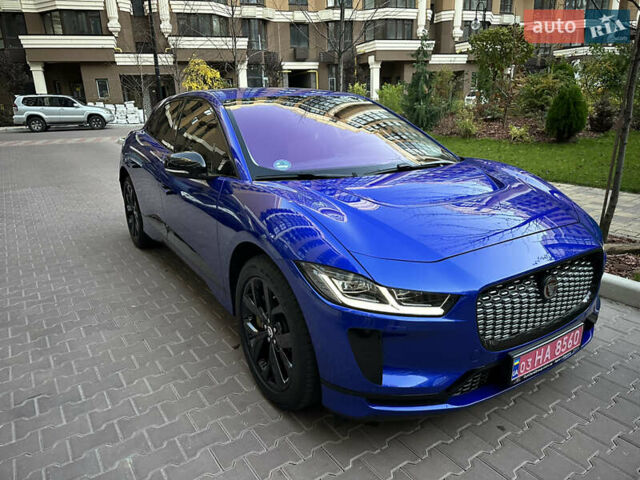 Синий Ягуар I-Pace, объемом двигателя 0 л и пробегом 25 тыс. км за 45100 $, фото 2 на Automoto.ua