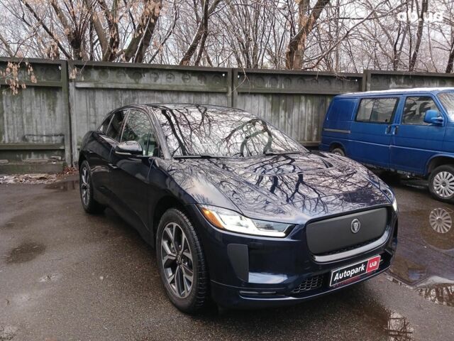 Синий Ягуар I-Pace, объемом двигателя 0 л и пробегом 22 тыс. км за 45990 $, фото 2 на Automoto.ua