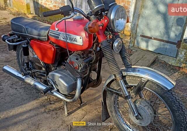 Красный ЯВА 633, объемом двигателя 0.35 л и пробегом 20 тыс. км за 313 $, фото 4 на Automoto.ua
