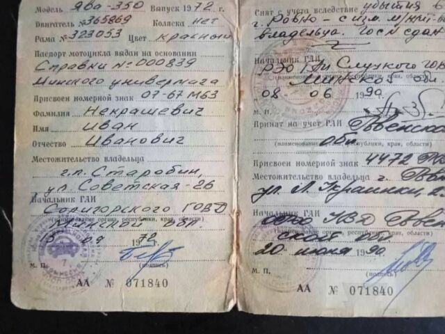 ЯВА Другая 1972 в Ровно на Automoto.ua ЯВА Другая, объемом двигателя 0.35 л и пробегом 0 тыс. км за 1300 $, фото 6 на Automoto.ua