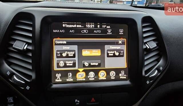 Білий Джип Cherokee, об'ємом двигуна 2.4 л та пробігом 161 тис. км за 15400 $, фото 13 на Automoto.ua