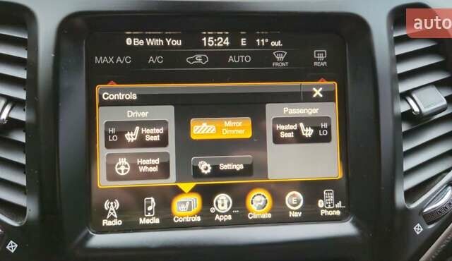 Білий Джип Cherokee, об'ємом двигуна 2.4 л та пробігом 161 тис. км за 15400 $, фото 21 на Automoto.ua