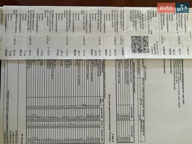 Белый Джип Чероки, объемом двигателя 2.4 л и пробегом 51 тыс. км за 22000 $, фото 30 на Automoto.ua