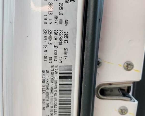 Білий Джип Cherokee, об'ємом двигуна 1.99 л та пробігом 46 тис. км за 3000 $, фото 10 на Automoto.ua