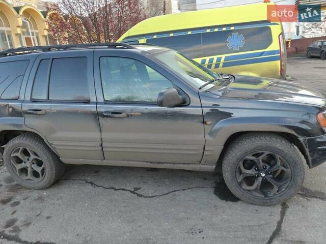 Черный Джип Чероки, объемом двигателя 4.7 л и пробегом 365 тыс. км за 6999 $, фото 1 на Automoto.ua