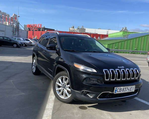 Черный Джип Чероки, объемом двигателя 2.36 л и пробегом 167 тыс. км за 13300 $, фото 1 на Automoto.ua