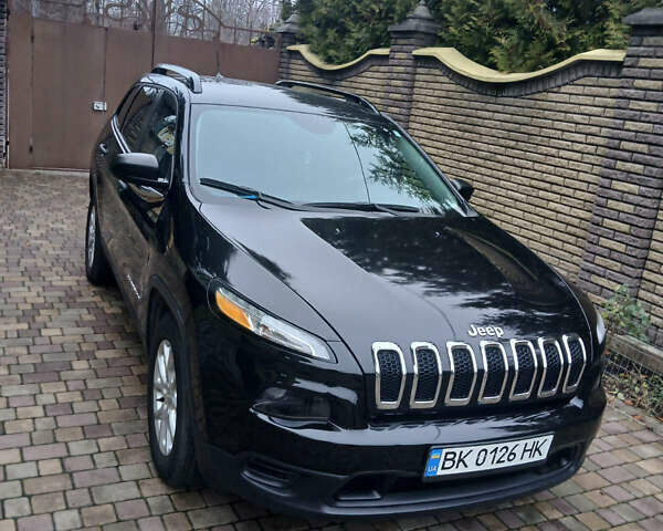 Черный Джип Чероки, объемом двигателя 2.36 л и пробегом 123 тыс. км за 13600 $, фото 1 на Automoto.ua