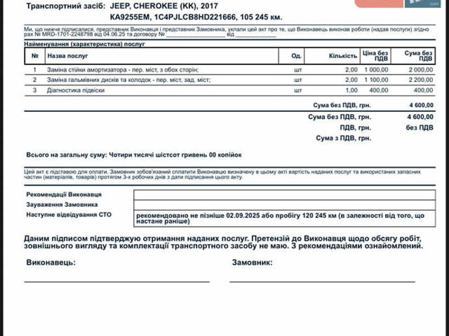 Черный Джип Чероки, объемом двигателя 2.36 л и пробегом 110 тыс. км за 15000 $, фото 29 на Automoto.ua