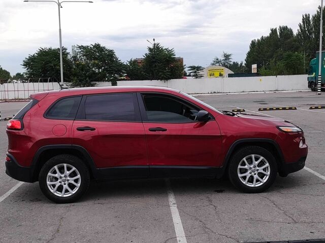 Красный Джип Чероки, объемом двигателя 2.4 л и пробегом 143 тыс. км за 14000 $, фото 3 на Automoto.ua