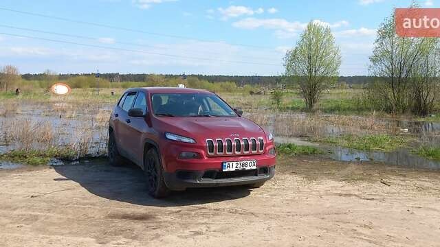 Червоний Джип Cherokee, об'ємом двигуна 2.36 л та пробігом 161 тис. км за 14500 $, фото 3 на Automoto.ua