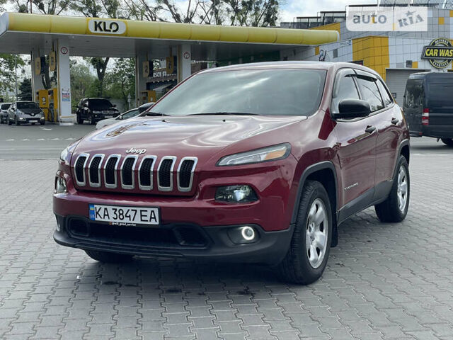 Червоний Джип Cherokee, об'ємом двигуна 2.4 л та пробігом 107 тис. км за 15500 $, фото 1 на Automoto.ua