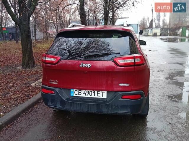Червоний Джип Cherokee, об'ємом двигуна 2.36 л та пробігом 334 тис. км за 10400 $, фото 1 на Automoto.ua