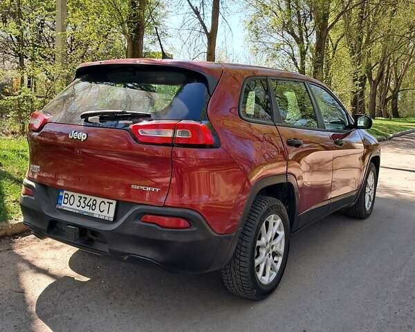Червоний Джип Cherokee, об'ємом двигуна 2.36 л та пробігом 124 тис. км за 11600 $, фото 5 на Automoto.ua