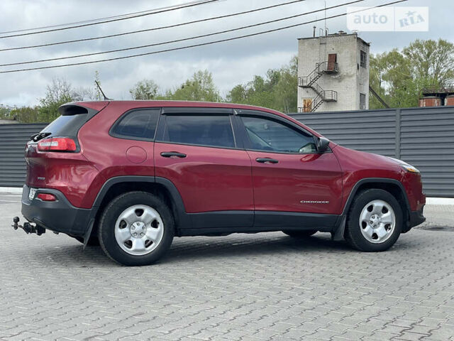 Червоний Джип Cherokee, об'ємом двигуна 2.4 л та пробігом 107 тис. км за 15500 $, фото 6 на Automoto.ua