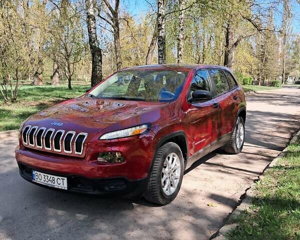 Червоний Джип Cherokee, об'ємом двигуна 2.36 л та пробігом 124 тис. км за 11600 $, фото 1 на Automoto.ua
