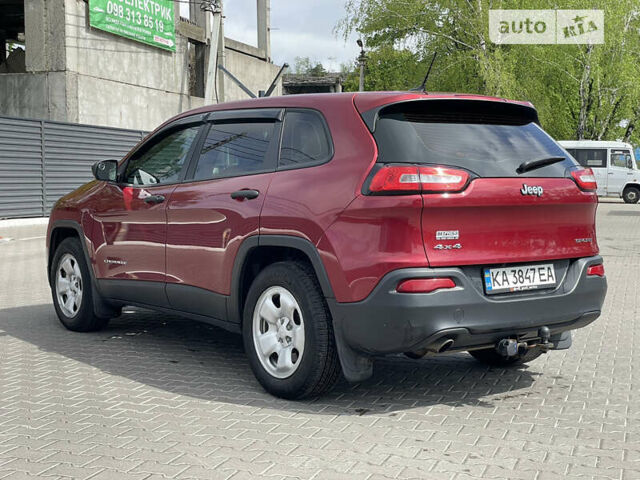 Червоний Джип Cherokee, об'ємом двигуна 2.4 л та пробігом 107 тис. км за 15500 $, фото 9 на Automoto.ua