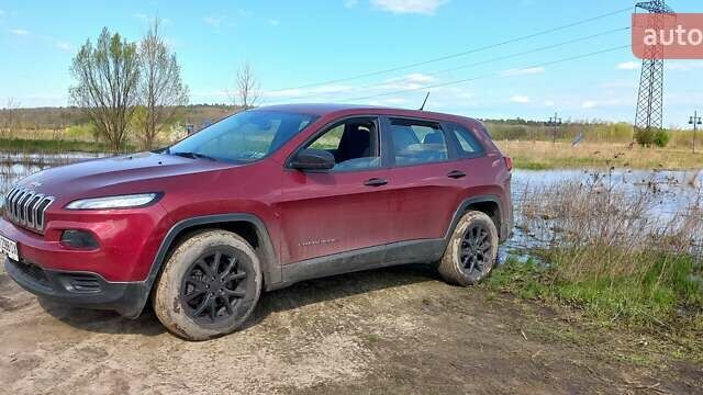 Червоний Джип Cherokee, об'ємом двигуна 2.36 л та пробігом 158 тис. км за 15000 $, фото 2 на Automoto.ua