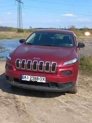 Червоний Джип Cherokee, об'ємом двигуна 2.36 л та пробігом 158 тис. км за 15000 $, фото 1 на Automoto.ua