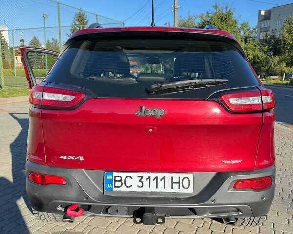 Красный Джип Чероки, объемом двигателя 3.24 л и пробегом 189 тыс. км за 14000 $, фото 5 на Automoto.ua