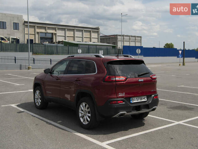 Джип Cherokee 2016 у Полтаві на Automoto.ua Червоний Джип Cherokee, об'ємом двигуна 3.24 л та пробігом 93 тис. км за 16700 $, фото 3 на Automoto.ua
