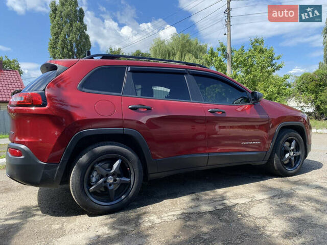 Красный Джип Чероки, объемом двигателя 2.36 л и пробегом 75 тыс. км за 15300 $, фото 12 на Automoto.ua