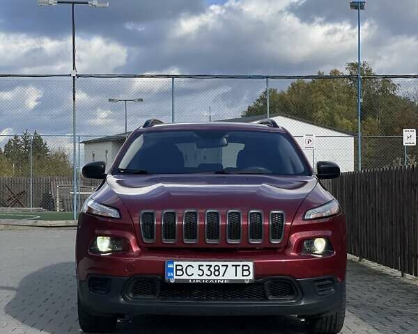 Красный Джип Чероки, объемом двигателя 2.36 л и пробегом 106 тыс. км за 12500 $, фото 1 на Automoto.ua